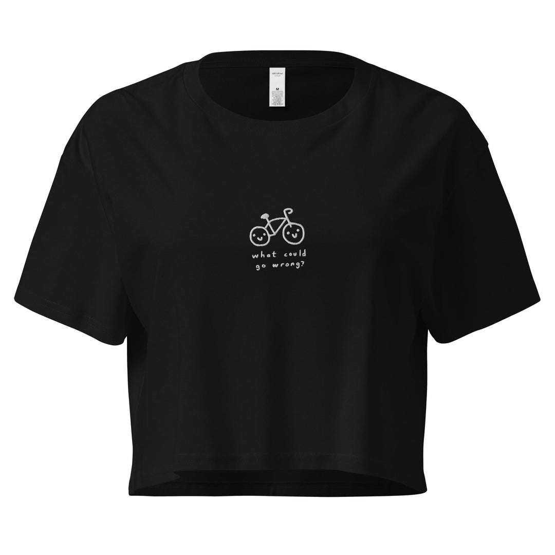 'What Could Go Wrong' Crop Tee - THE FUN SHOP by Tegan