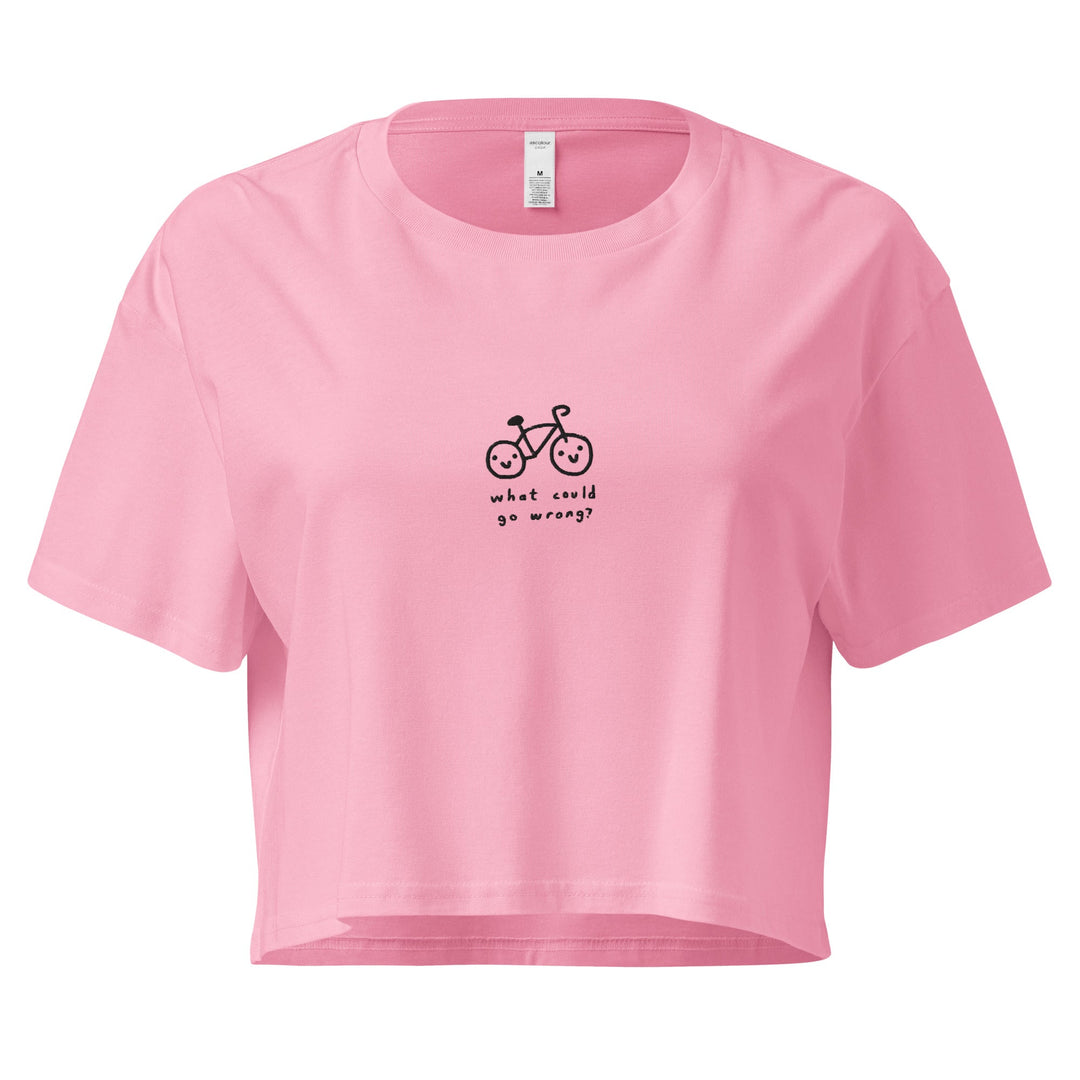 'What Could Go Wrong' Crop Tee - THE FUN SHOP by Tegan