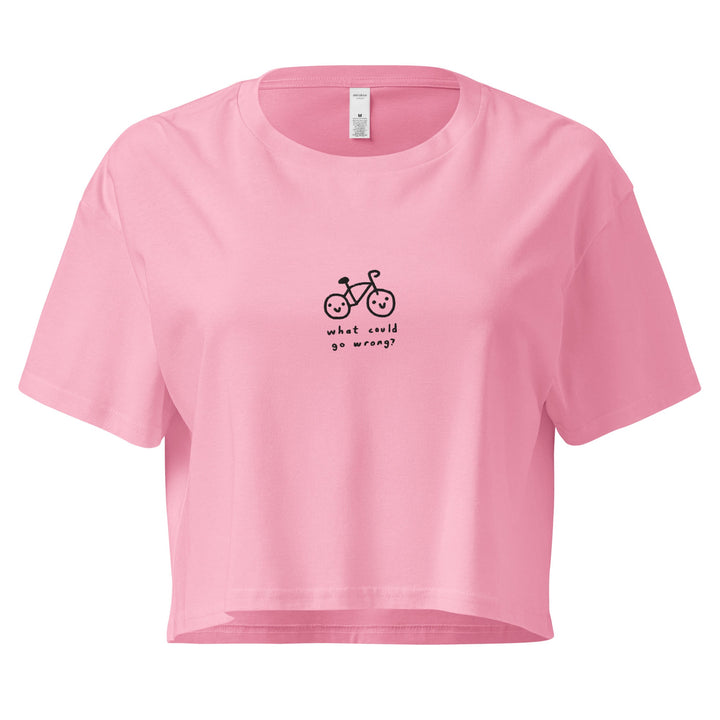 'What Could Go Wrong' Crop Tee - THE FUN SHOP by Tegan