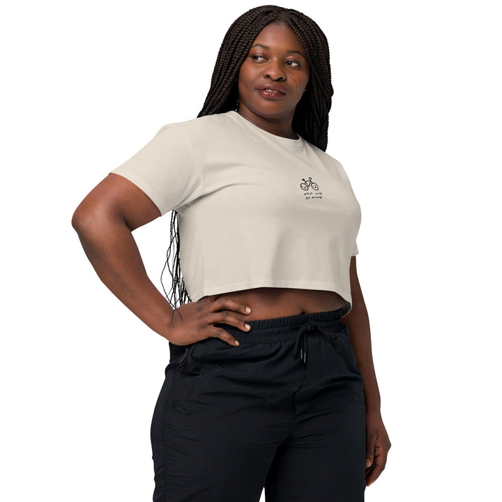 'What Could Go Wrong' Crop Tee - THE FUN SHOP by Tegan