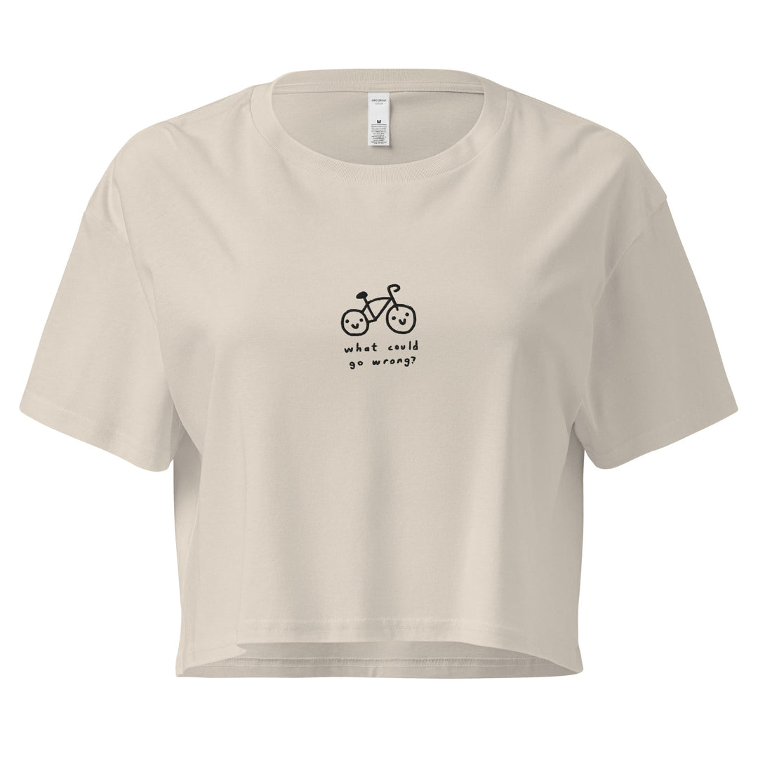 'What Could Go Wrong' Crop Tee - THE FUN SHOP by Tegan