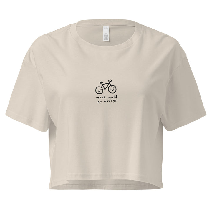 'What Could Go Wrong' Crop Tee - THE FUN SHOP by Tegan