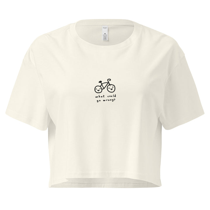 'What Could Go Wrong' Crop Tee - THE FUN SHOP by Tegan