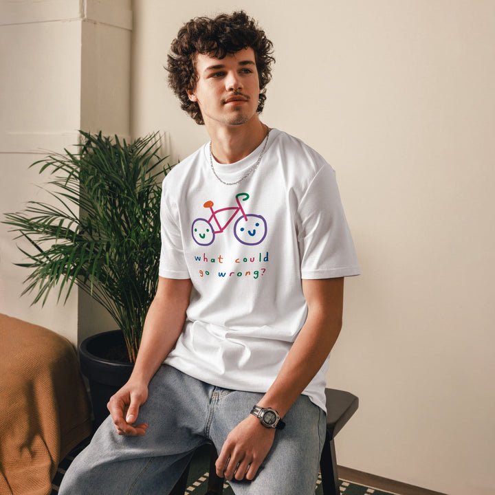 'What Could Go Wrong?' Organic Cotton Tee - THE FUN SHOP by Tegan