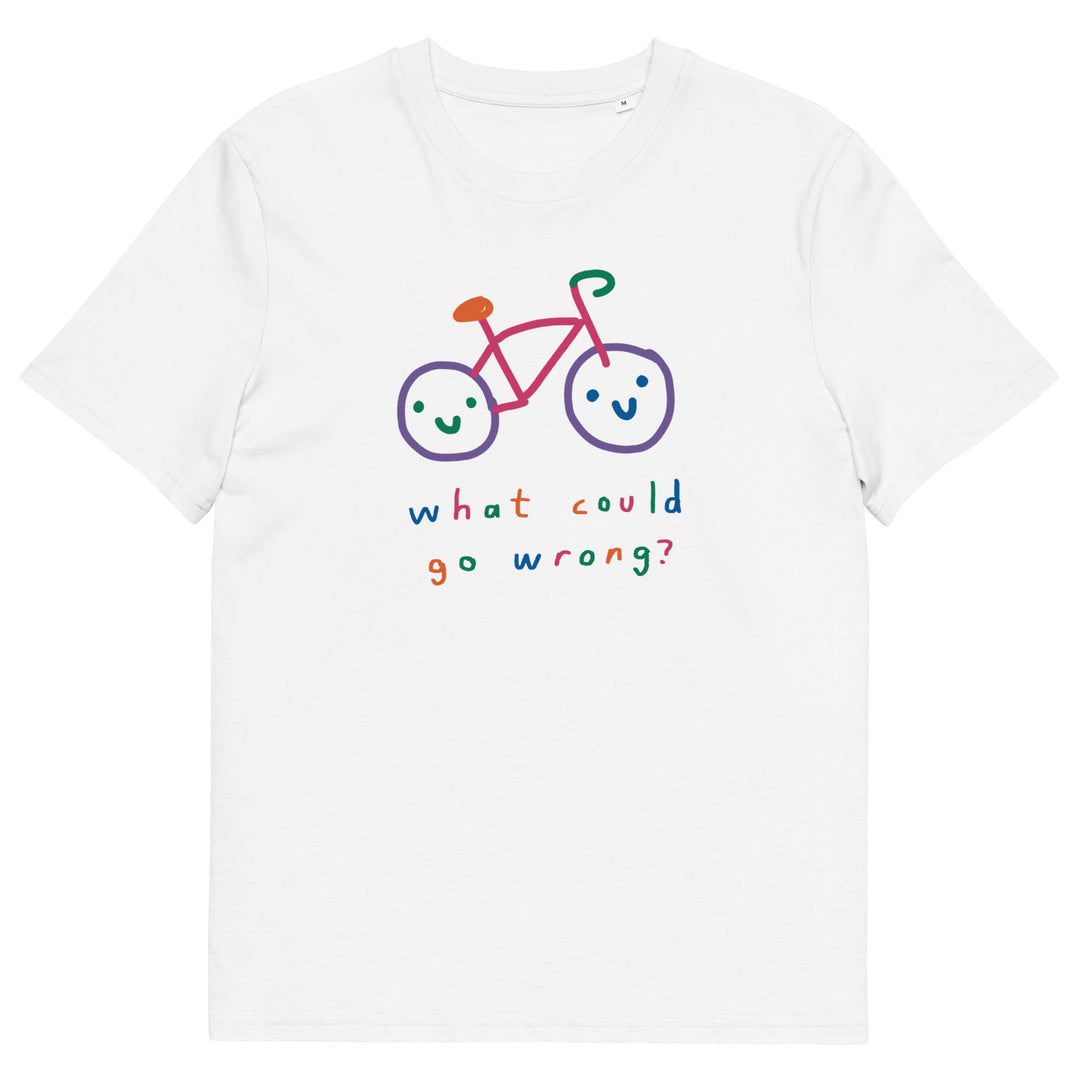 'What Could Go Wrong?' Organic Cotton Tee - THE FUN SHOP by Tegan