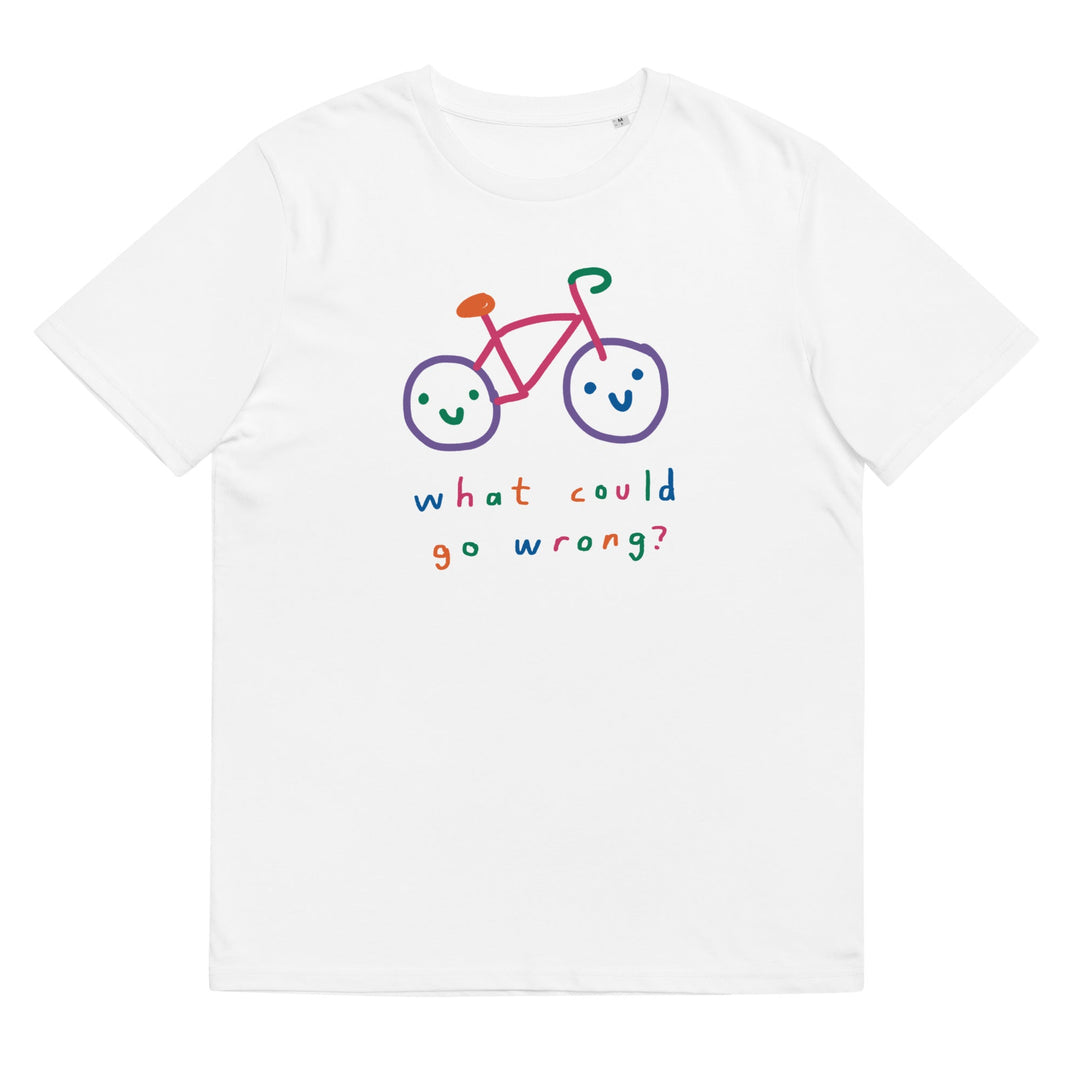'What Could Go Wrong' Organic Cotton Tee USA - THE FUN SHOP by Tegan