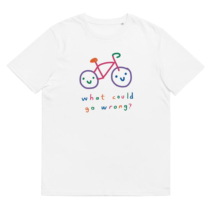 'What Could Go Wrong' Organic Cotton Tee USA - THE FUN SHOP by Tegan
