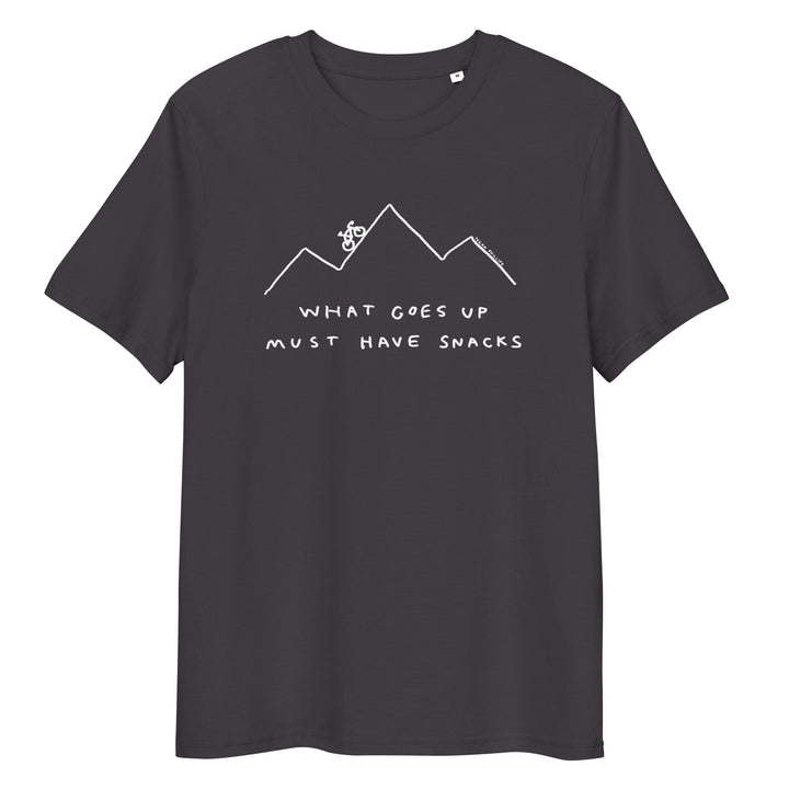 'What Goes Up Must Have Snacks' Organic Cotton Tee - THE FUN SHOP by Tegan