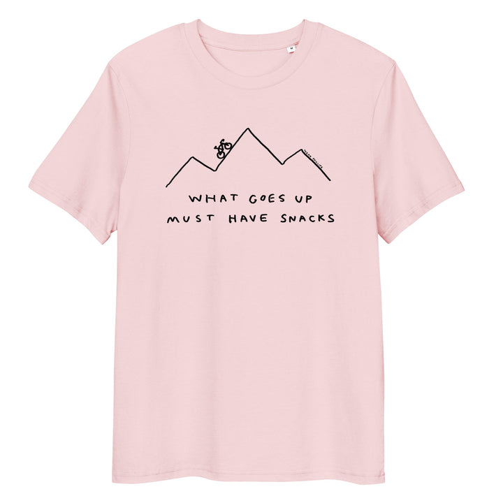'What Goes Up Must Have Snacks' Organic Cotton Tee - THE FUN SHOP by Tegan