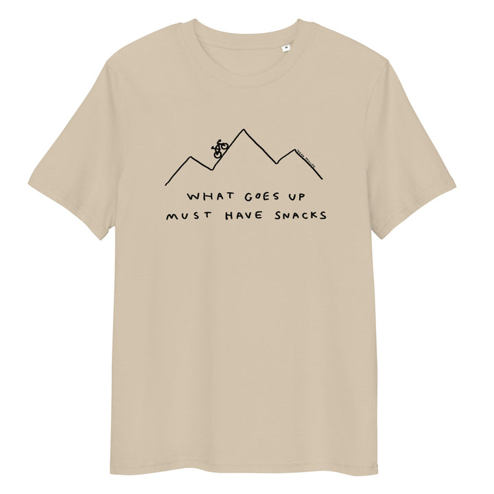 'What Goes Up Must Have Snacks' Organic Cotton Tee - THE FUN SHOP by Tegan
