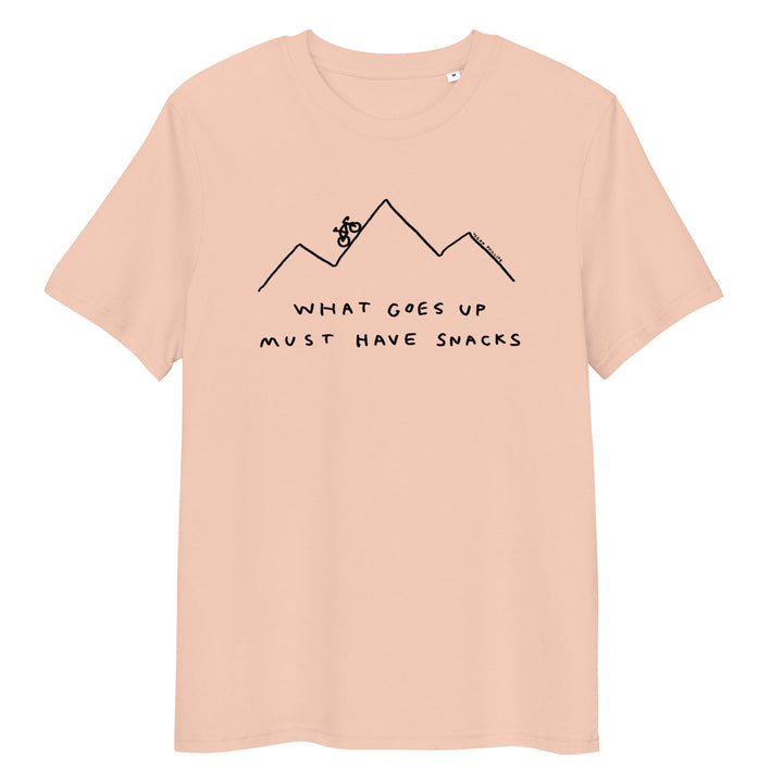'What Goes Up Must Have Snacks' Organic Cotton Tee - THE FUN SHOP by Tegan