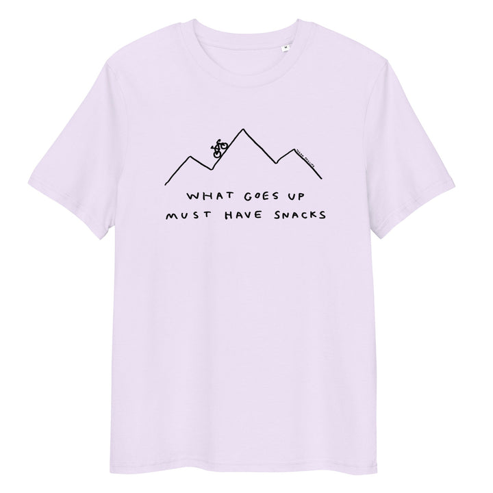 'What Goes Up Must Have Snacks' Organic Cotton Tee - THE FUN SHOP by Tegan