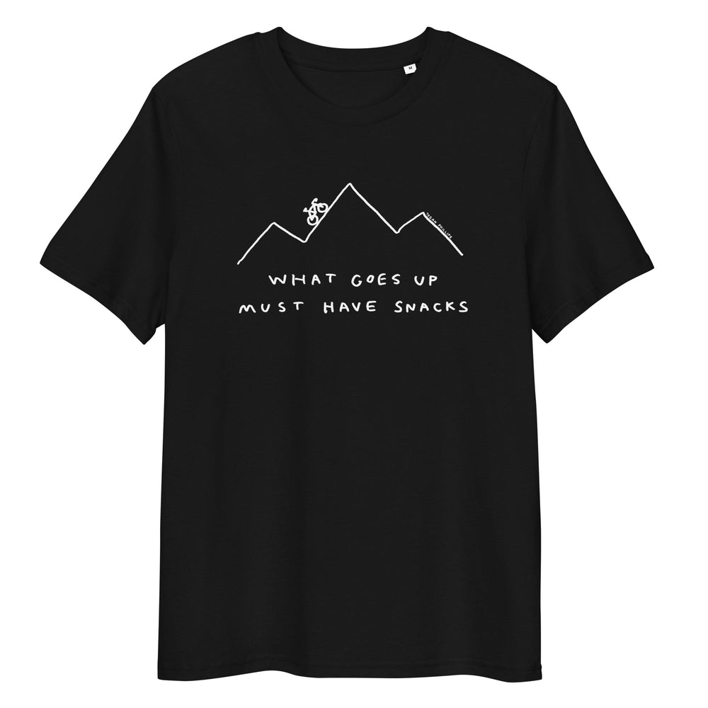 'What Goes Up Must Have Snacks' Organic Cotton Tee - THE FUN SHOP by Tegan